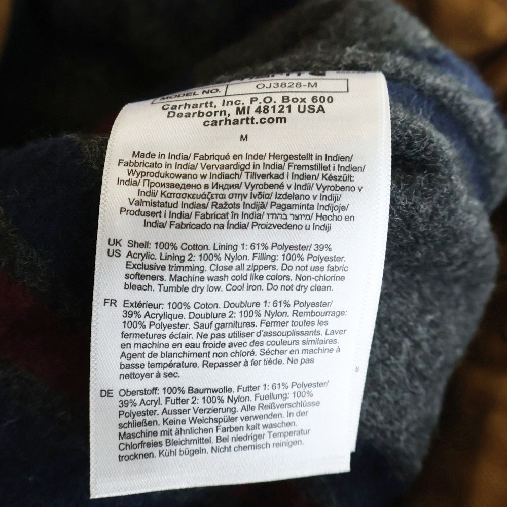 CARHARTT(カーハート) DETOROIT JACKET デトロイトジャケット ワークジャケット ブラウン OJ3828-M