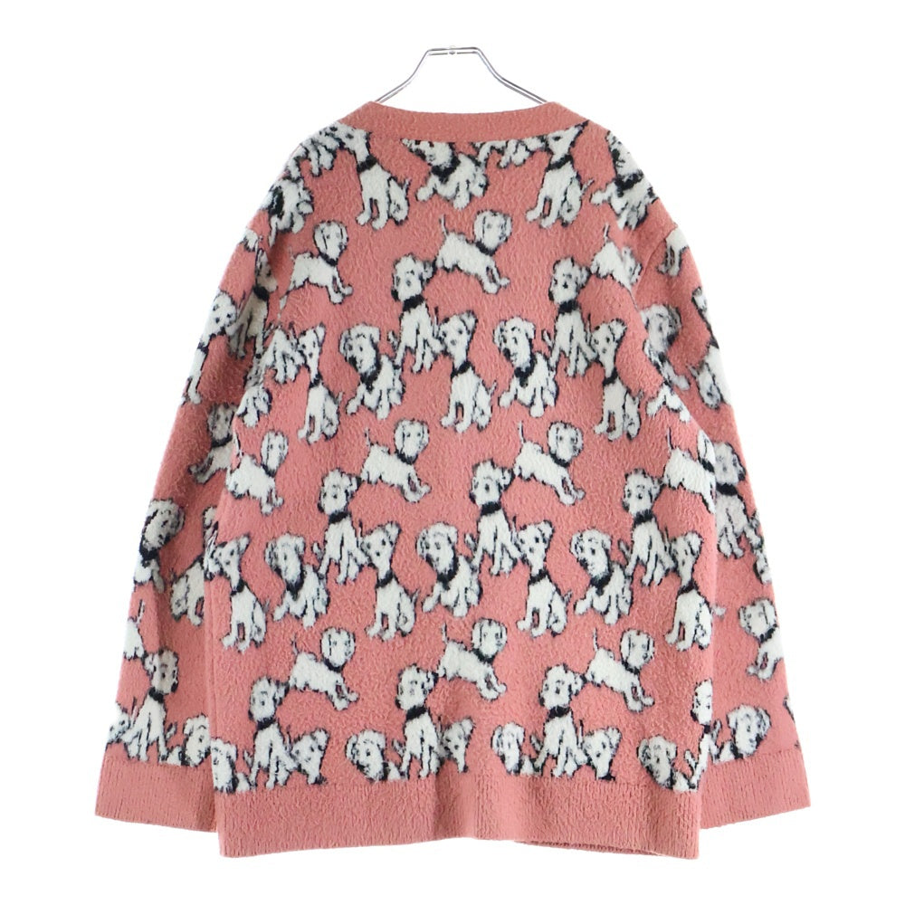 CELINE(セリーヌ) 22SS Artist Jacquard Cardigan In Brushed Cotton エイミー ドリアン ブラッシュドコットンアーティストジャガードカーディガン ピンク 2A94W531Q
