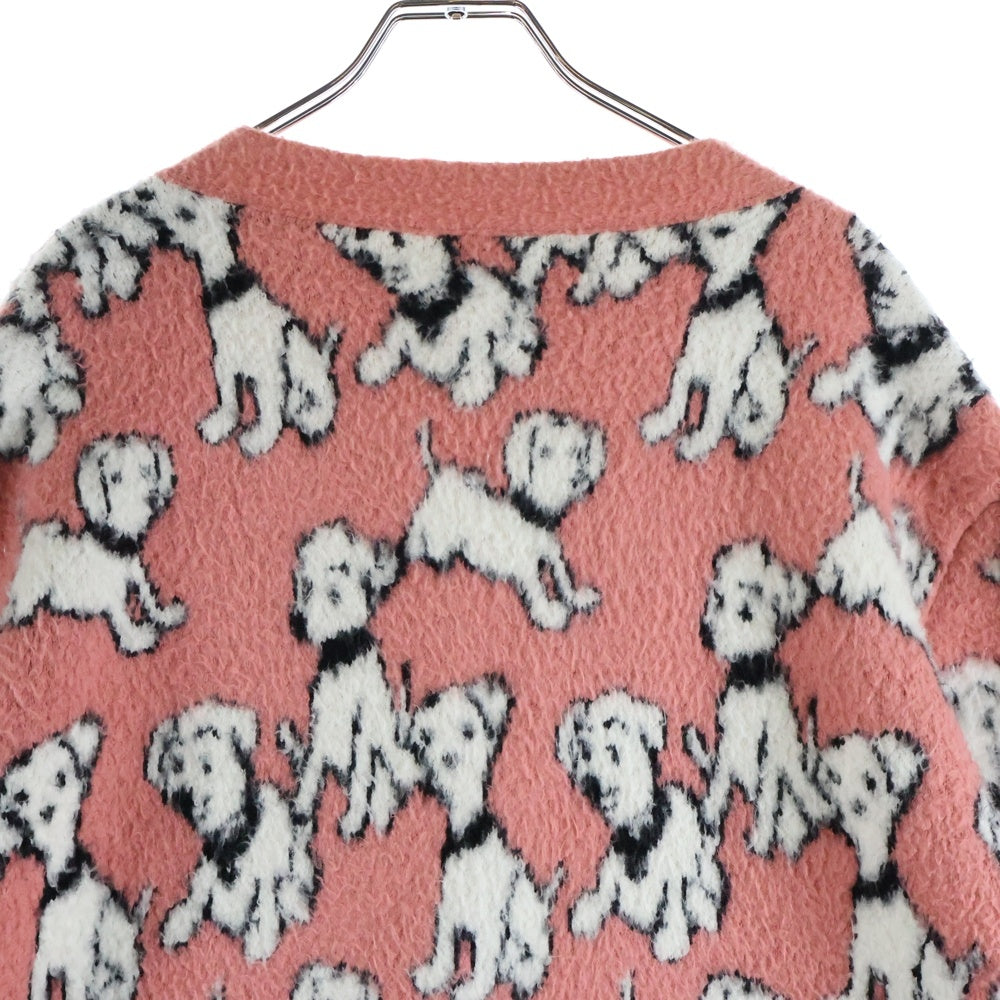 CELINE(セリーヌ) 22SS Artist Jacquard Cardigan In Brushed Cotton エイミー ドリアン ブラッシュドコットンアーティストジャガードカーディガン ピンク 2A94W531Q