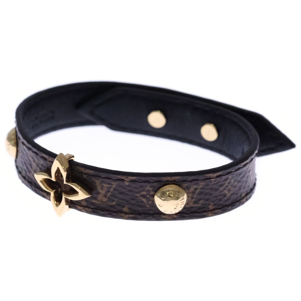 LOUIS VUITTON(ルイヴィトン) ブラスレ ブルーミング レザーブレスレット ブラウン M6534 レディース