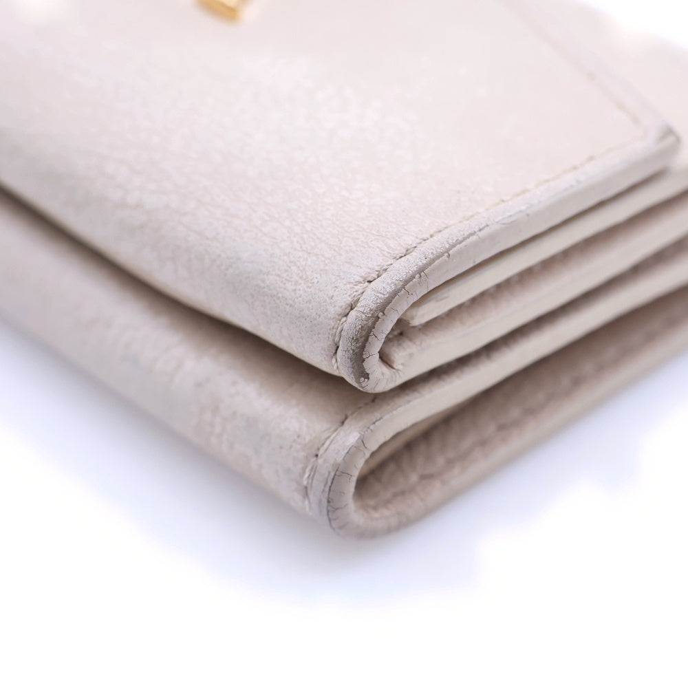 LOUIS VUITTON(ルイヴィトン) ポルトフォイユ・ロックミニ ウォレット 財布 ベージュ M69340 レディース