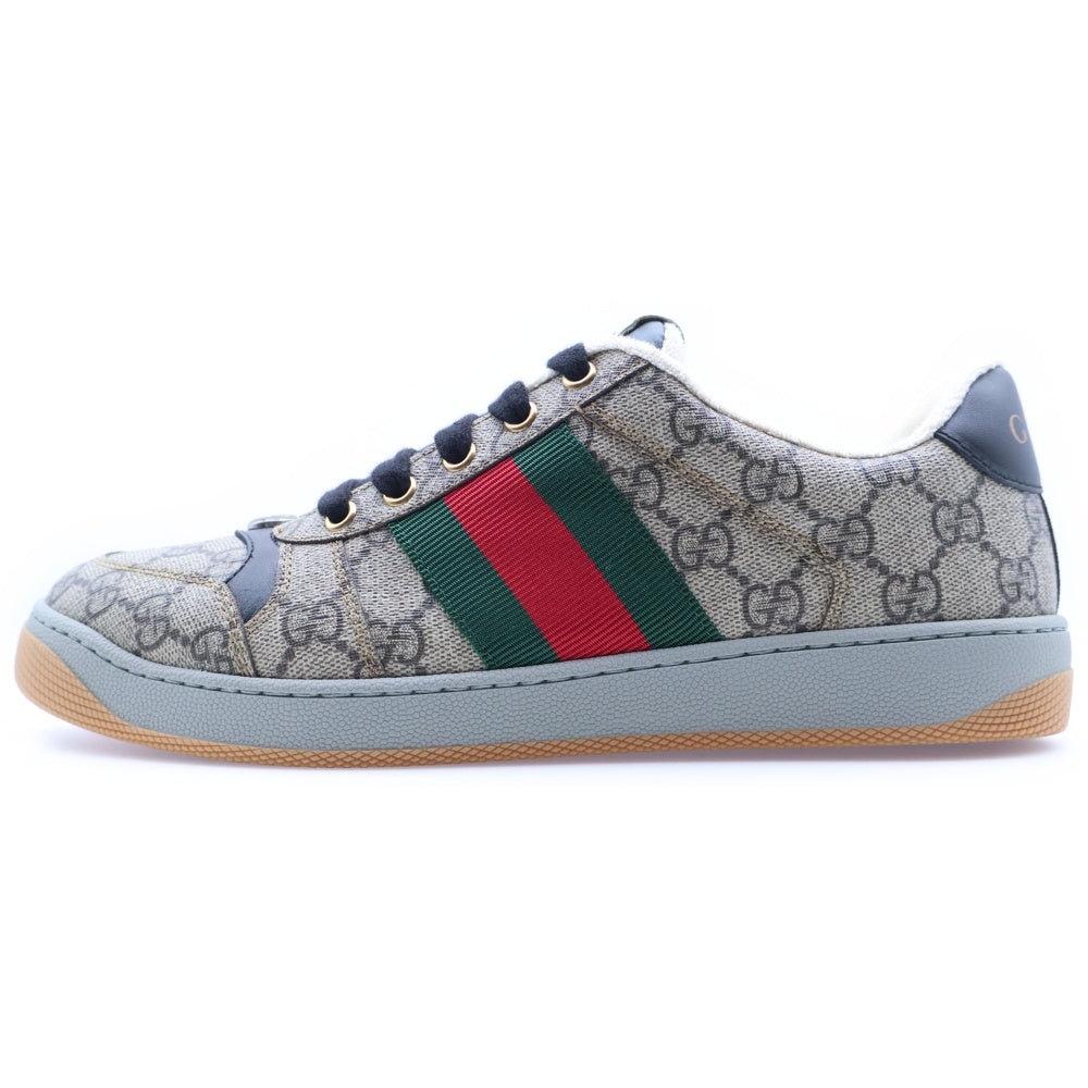 GUCCI(グッチ) Screener Sneaker GGスプリーム スクリーナースニーカー ローカットスニーカー ブラウン