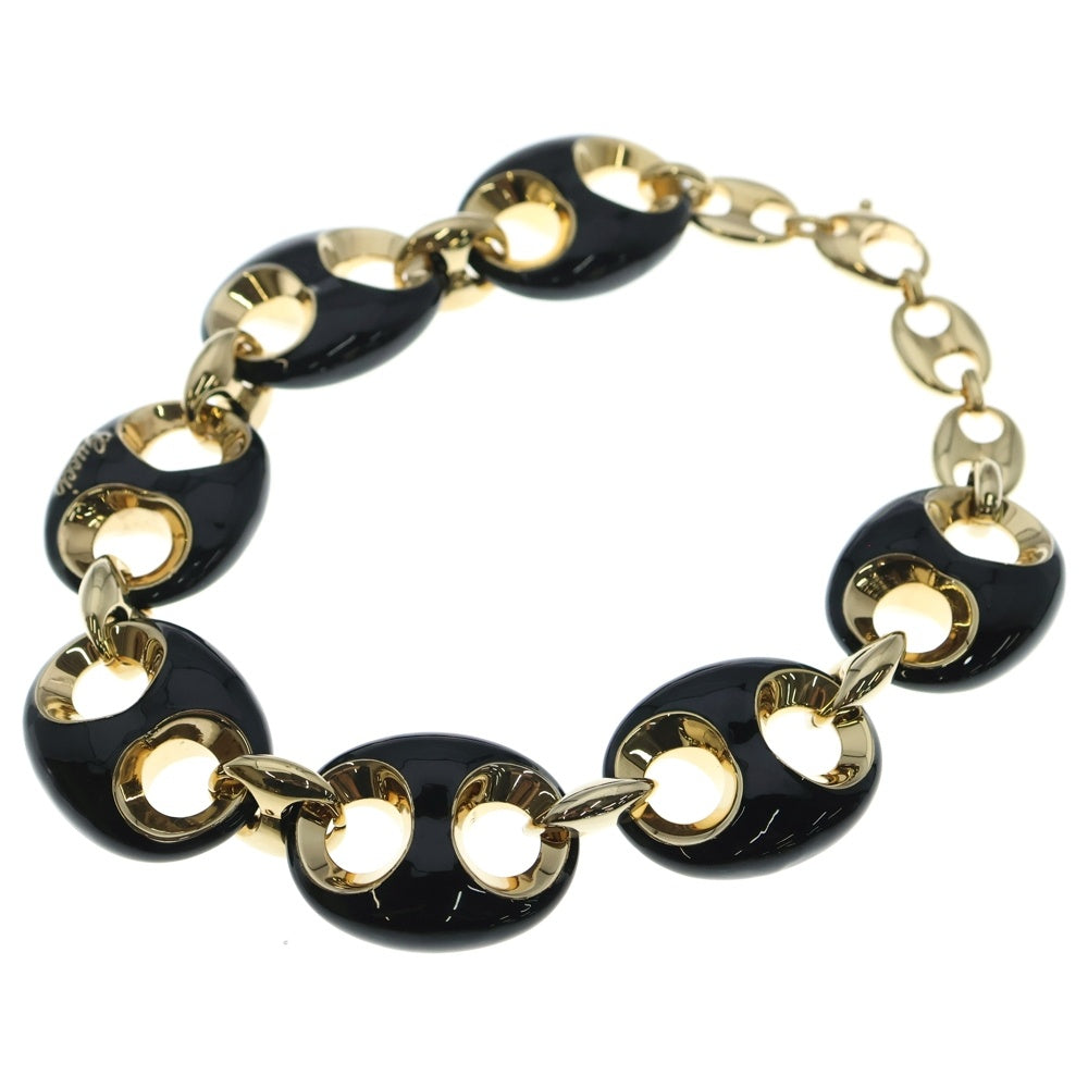 GUCCI(グッチ) マリナチェーン ネックレス ブラック/ゴールド レディース