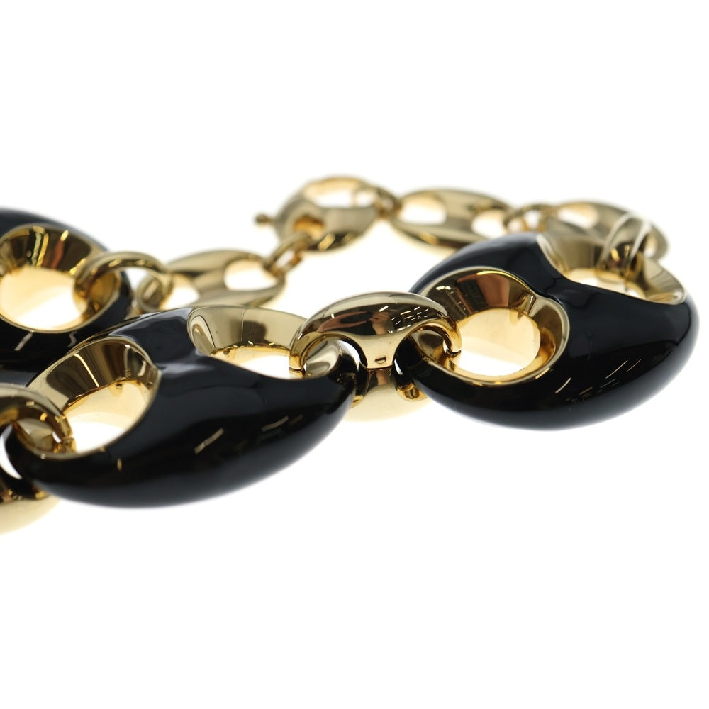 GUCCI(グッチ) マリナチェーン ネックレス ブラック/ゴールド レディース