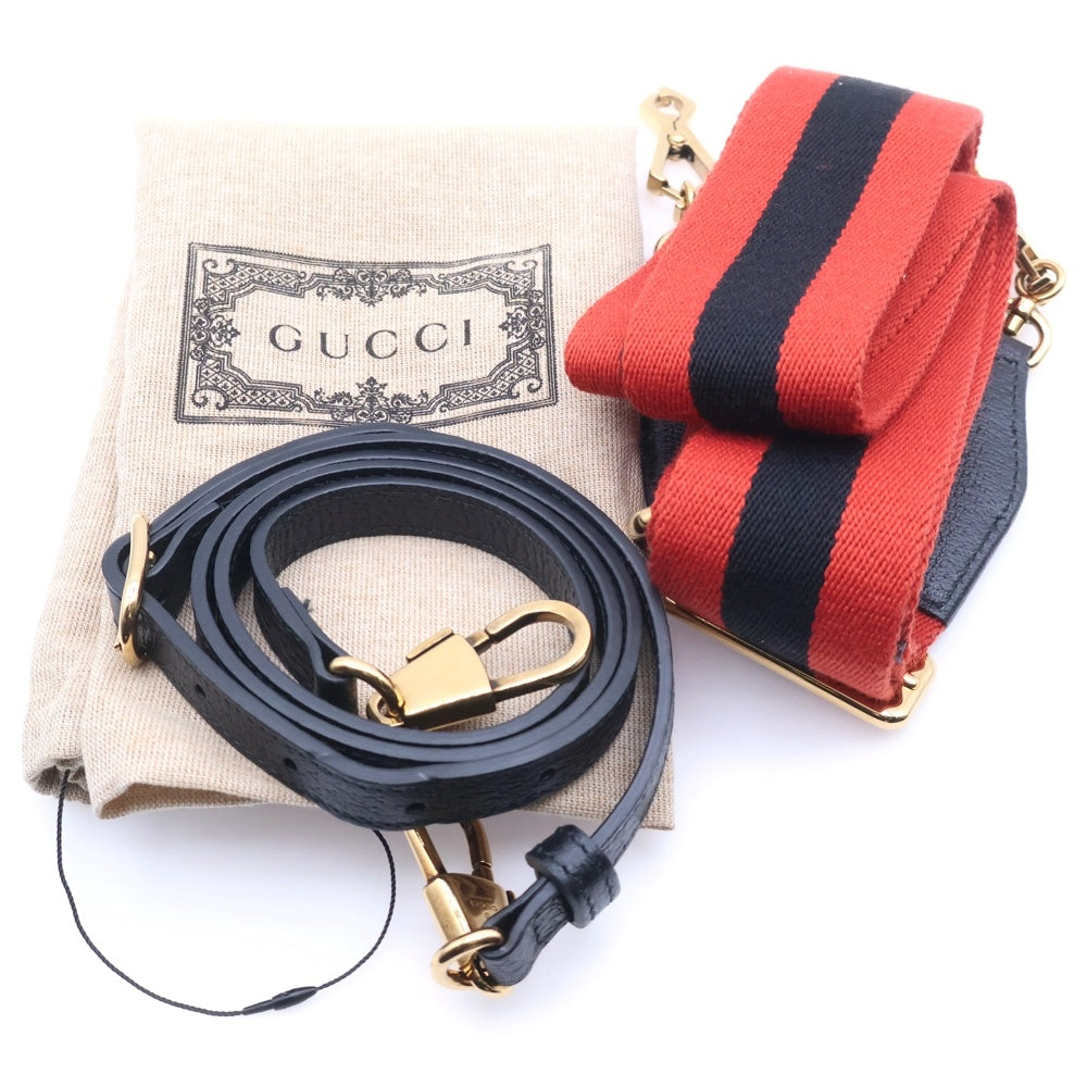 GUCCI(グッチ) ダイアナ ミニ レザー2WAYハンドバッグ ブラック 702732 レディース