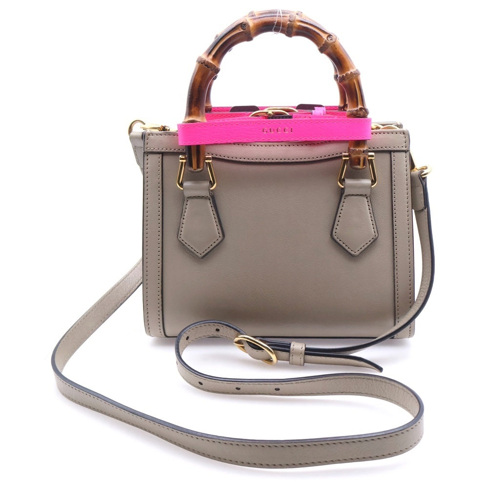 GUCCI(グッチ) ダイアナ ミニトートバッグ ショルダーバッグ ベージュ 655661 レディース