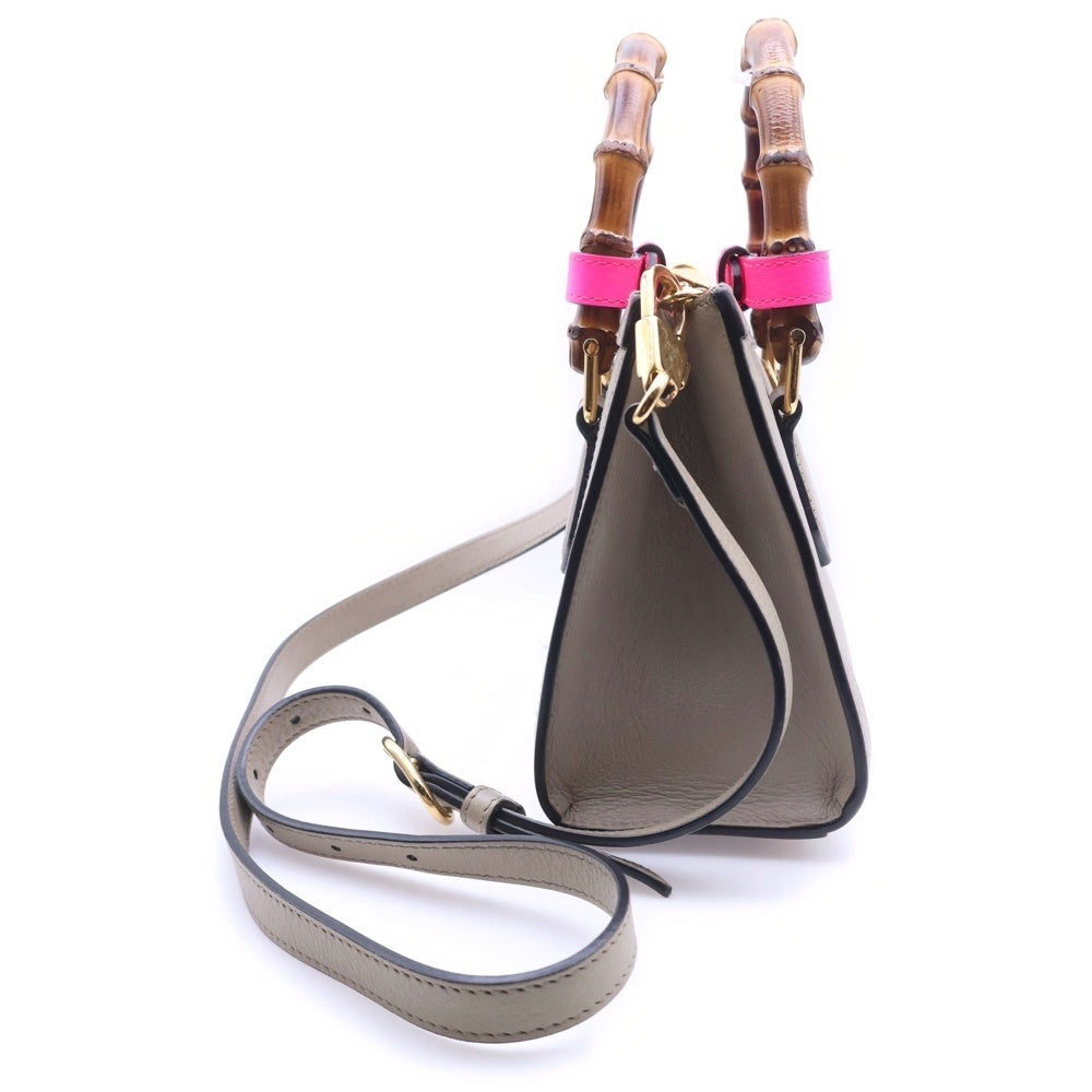 GUCCI(グッチ) ダイアナ ミニトートバッグ ショルダーバッグ ベージュ 655661 レディース