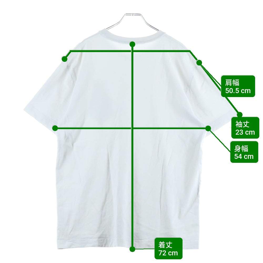 ALEXANDER WANG(アレキサンダーワン) Graphic round neck T-shirt UCC2221511 グラフィックプリント半袖Tシャツ ホワイト