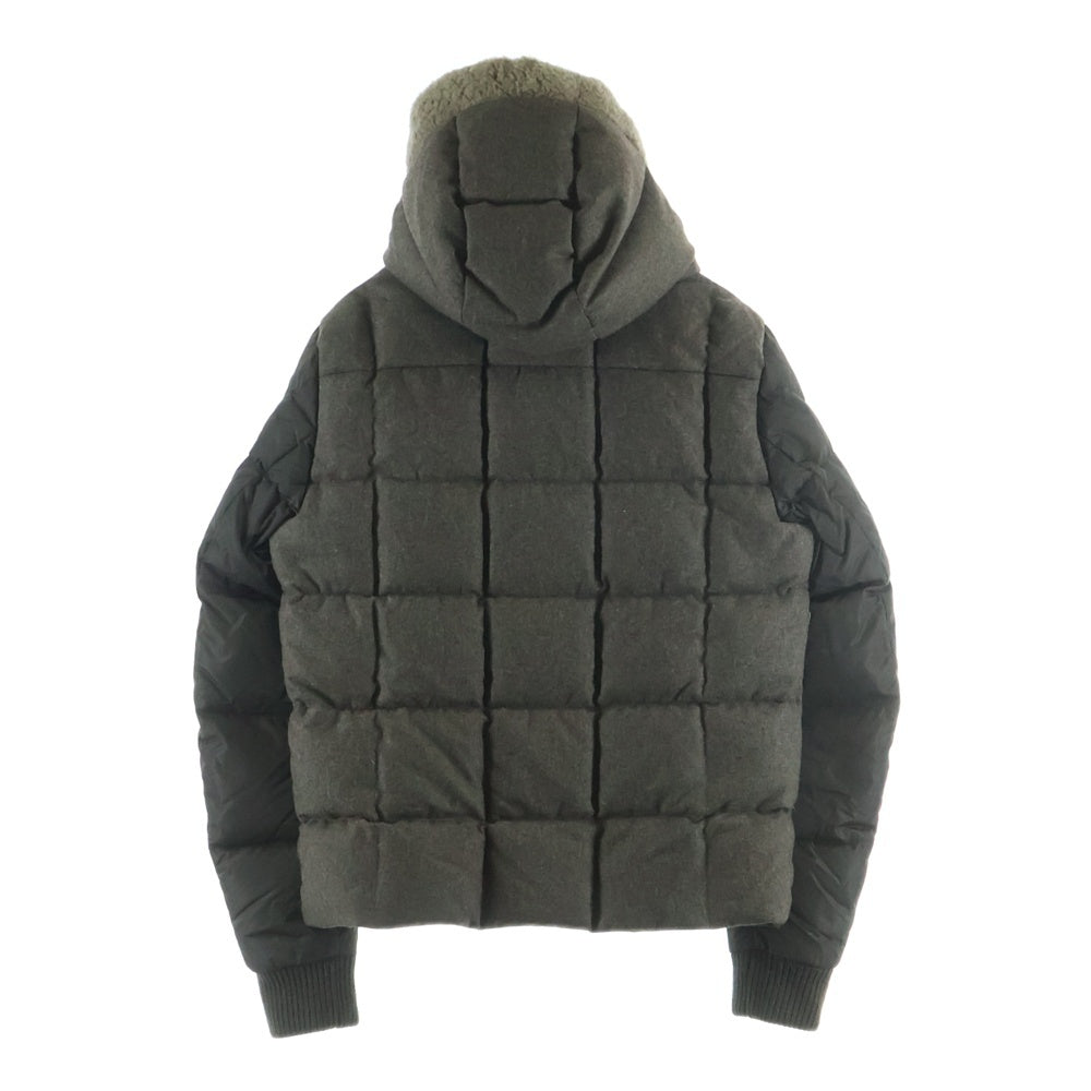 MONCLER(モンクレール) MONTMEDY モンメディ ダウンジャケット ムートン襟 カーキ 32091413991554233