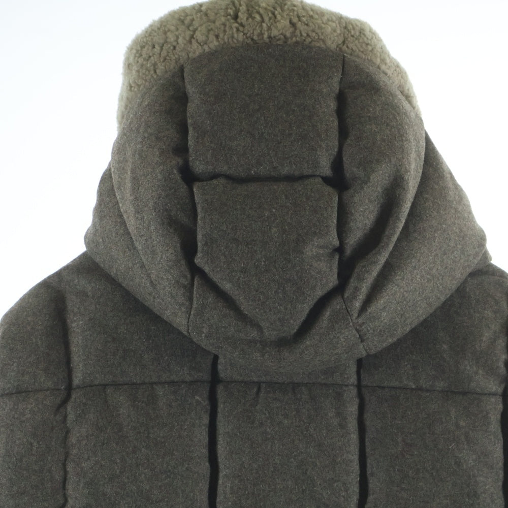 MONCLER(モンクレール) MONTMEDY モンメディ ダウンジャケット ムートン襟 カーキ 32091413991554233