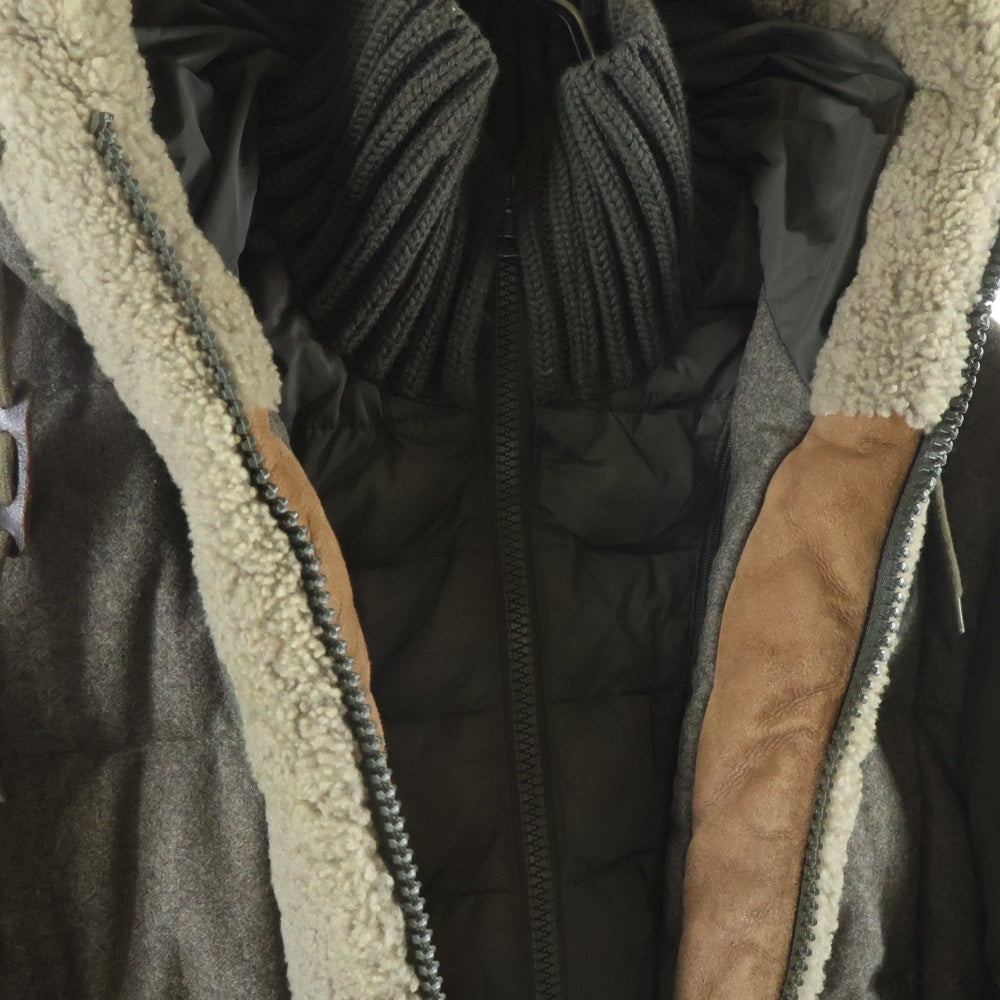 MONCLER(モンクレール) MONTMEDY モンメディ ダウンジャケット ムートン襟 カーキ 32091413991554233