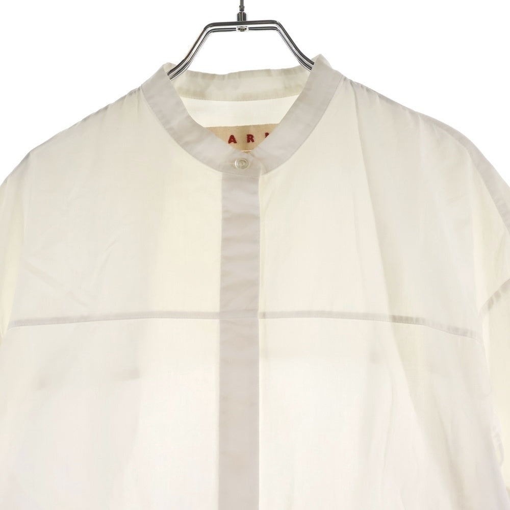 MARNI(マルニ) 25SS コットンポプリンシャツ ホワイト CAMA0610UD レディース
