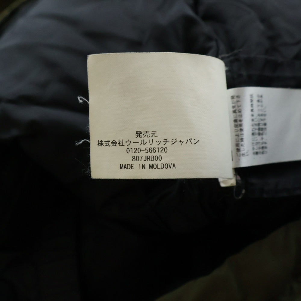 WOOLRICH(ウールリッチ) ナイロン フーデッドダウンジャケット カーキ WOCPS22805D