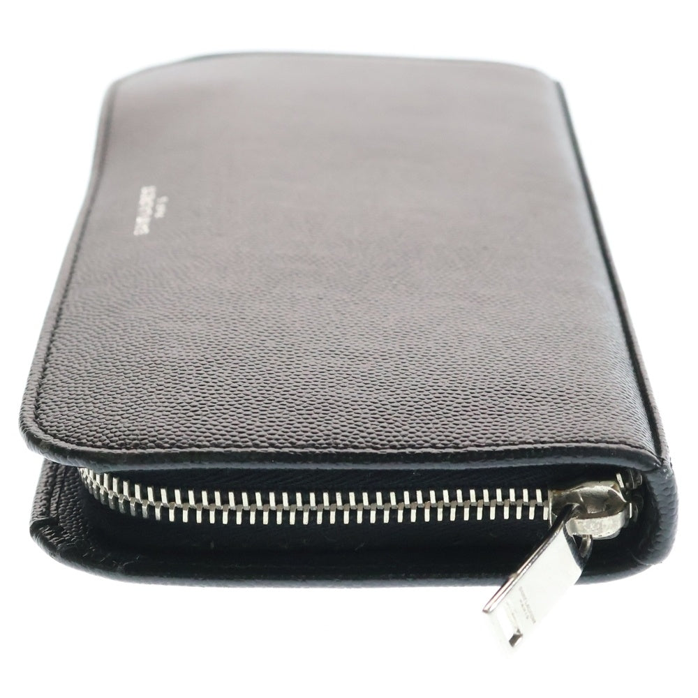 SAINT LAURENT PARIS(サンローランパリ) ラウンドファスナー 長財布 レザー ブラック 534290