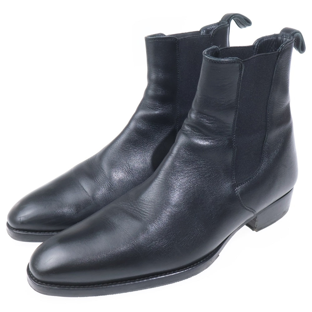 NO BRAND(ノーブランド) レザーハイカットブーツ ブラック US8/26cm