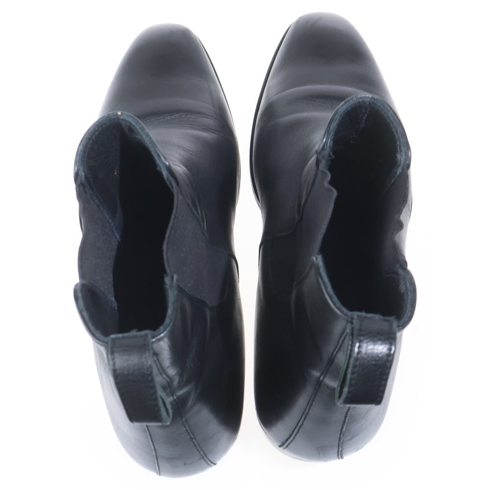 NO BRAND(ノーブランド) レザーハイカットブーツ ブラック US8/26cm
