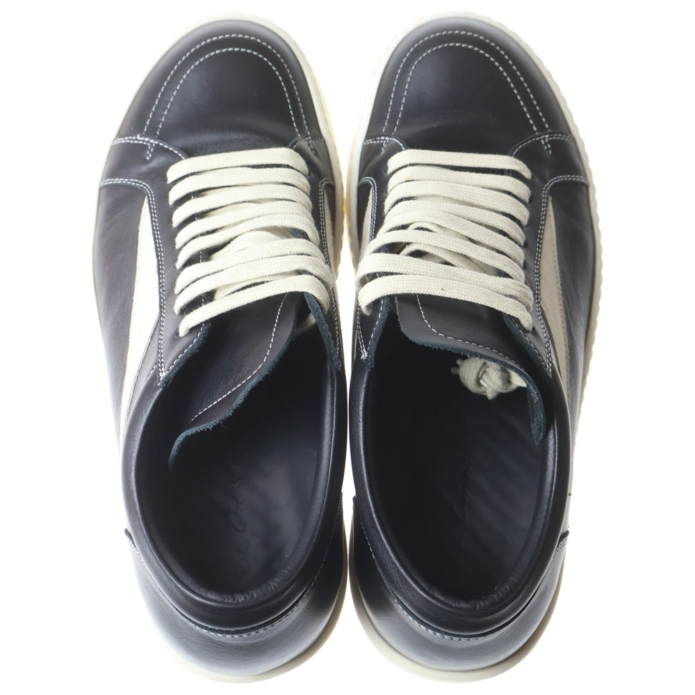 Rick Owens(リックオウエンス) VINTAGE SNEAKS ヴィンテージ ローカット スニーカー ブラック/ホワイト RU01F2897