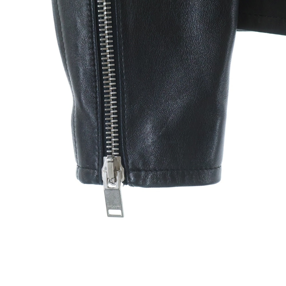 SAINT LAURENT PARIS(サンローランパリ) L01 クラシックモーターサイクル レザー ライダースジャケット ブラック 484284 Y5YA2