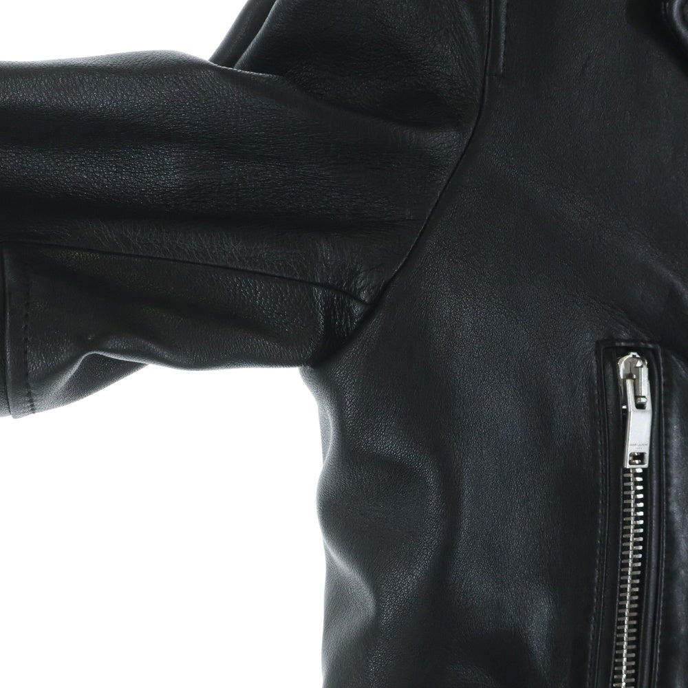 SAINT LAURENT PARIS(サンローランパリ) L01 クラシックモーターサイクル レザー ライダースジャケット ブラック 484284 Y5YA2