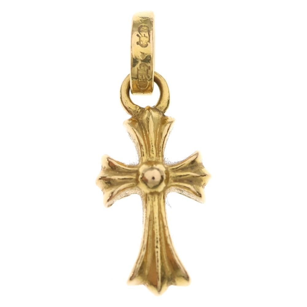 CHROME HEARTS(クロムハーツ) 22K CRS BBYFAT P/DIA ベイビーファットクロス PAVEダイヤ ペンダントトップ ゴールド BCA035