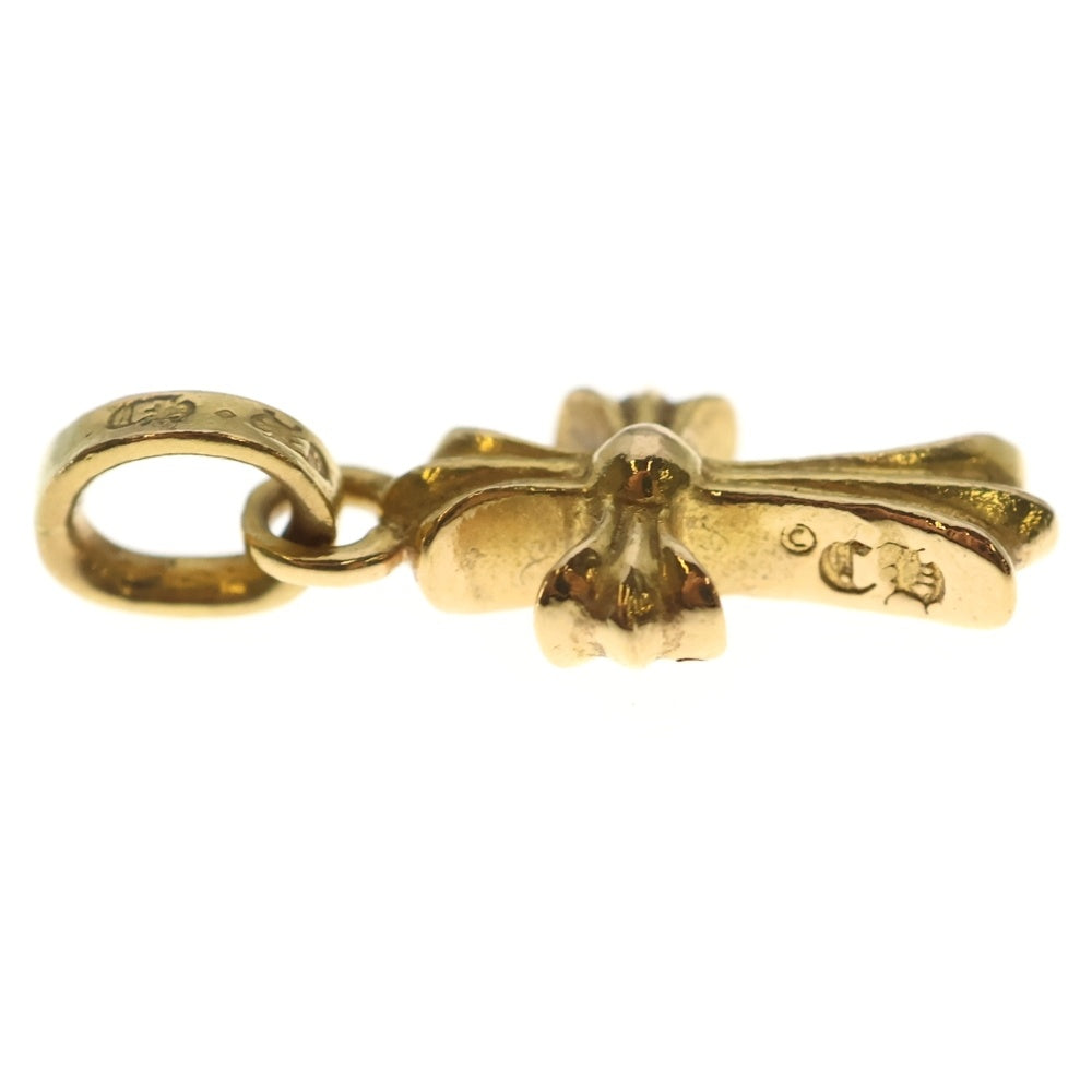 CHROME HEARTS(クロムハーツ) 22K CRS BBYFAT P/DIA ベイビーファットクロス PAVEダイヤ ペンダントトップ ゴールド BCA035