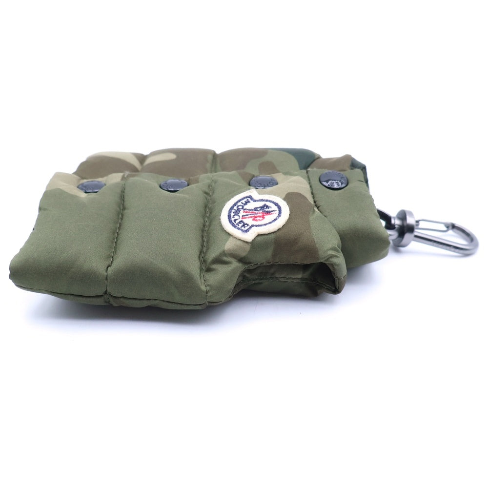 MONCLER(モンクレール) カモフラージュ柄 ダウンベスト型 キーリング キーチェーン グリーン K209A600002 M7727