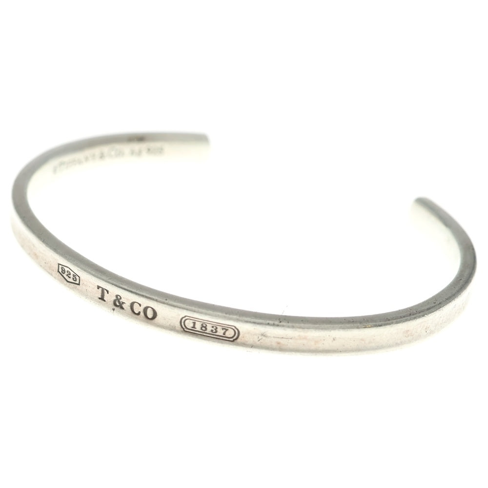 TIFFANY & Co.(ティファニー) ロゴ デザイン バングル シルバー レディース