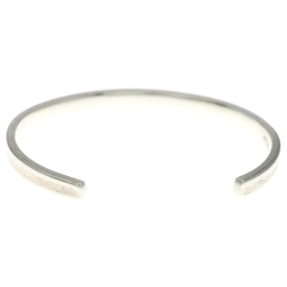 TIFFANY & Co.(ティファニー) ロゴ デザイン バングル シルバー レディース