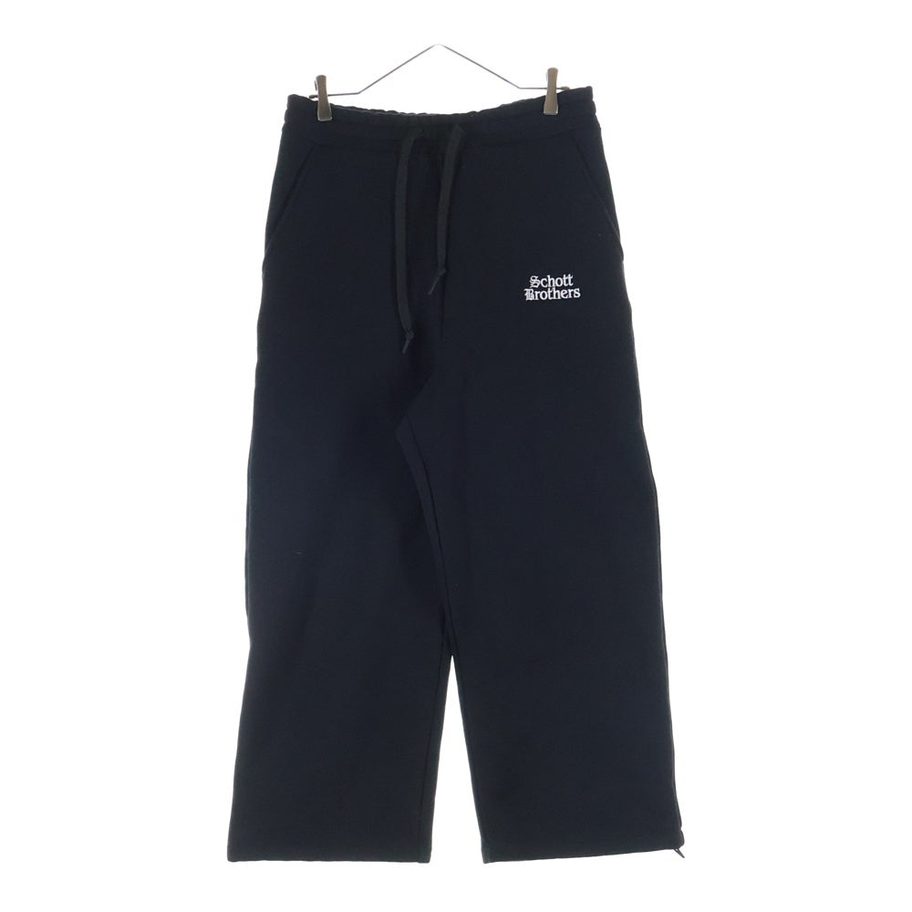 SCHOTT(ショット) B.S.SWEAT PANTS ブラックシープ スウェットパンツ ブラック 782ー5210016