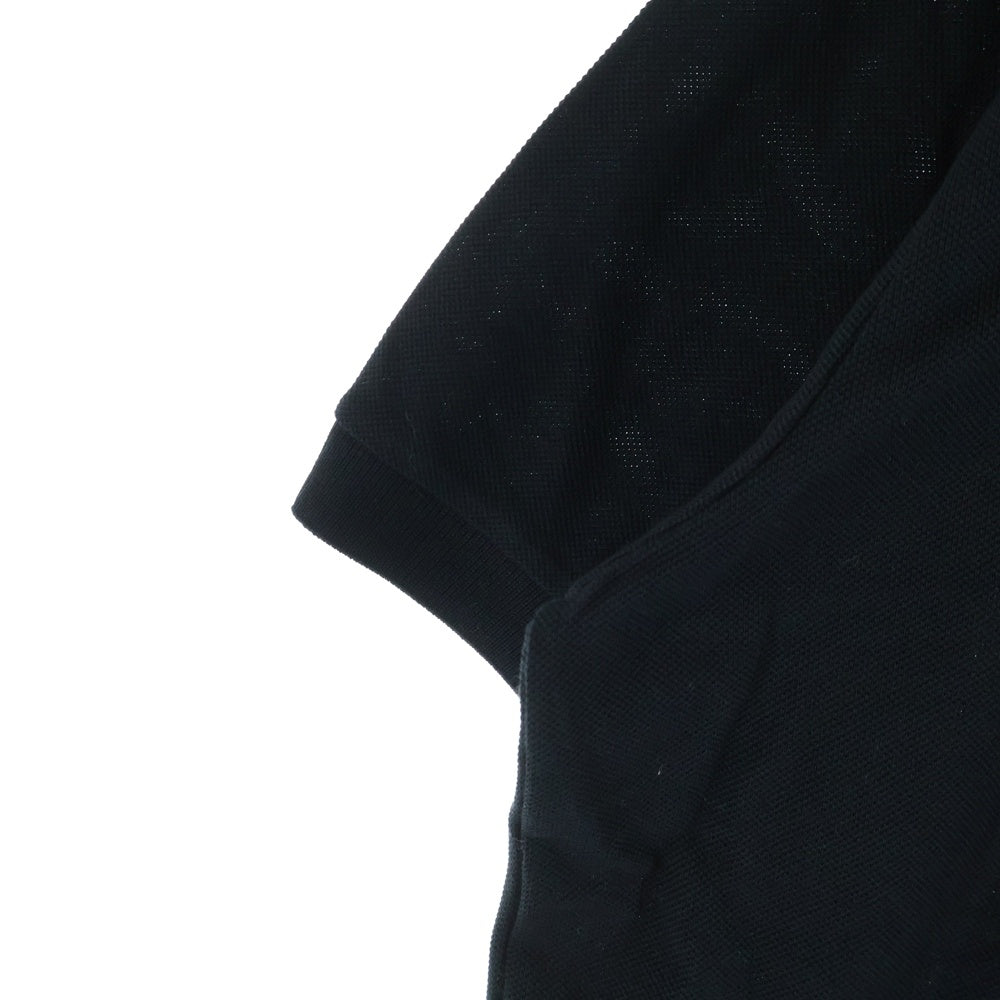 LACOSTE(ラコステ) 25AW ゴジラ エンブロイダリー ロゴ ポロシャツ ブラック PH01MYJ-99