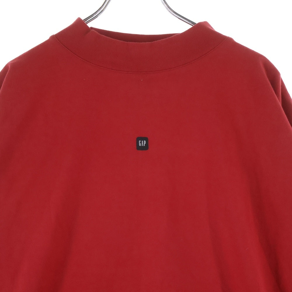 YEEZY GAP(イージーギャップ) ×BALENCIAGA LOGO 3/4 SLEEVE TEE バレンシアガ フロントロゴ 半袖Tシャツ カットソー レッド
