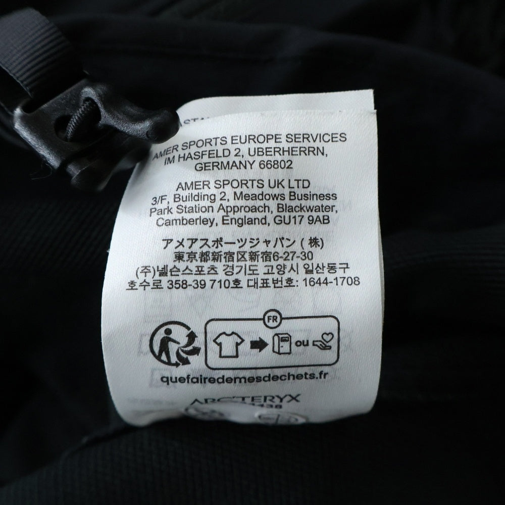 ARC'TERYX(アークテリクス) GAMMA LT HOODY ガンマ ナイロン ジャケット ブラック 0624X000007465
