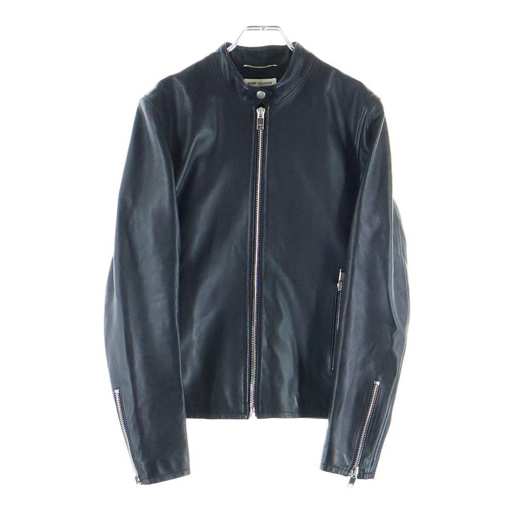 SAINT LAURENT PARIS(サンローランパリ) Keith Racer Jacket キースレーサー レザー ライダースジャケット ブラック 362239