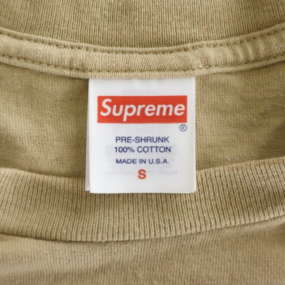 SUPREME(シュプリーム) 23AW Box Logo Tee カモフラージュ 迷彩ボックスロゴ 半袖Tシャツ カットソー ベージュ
