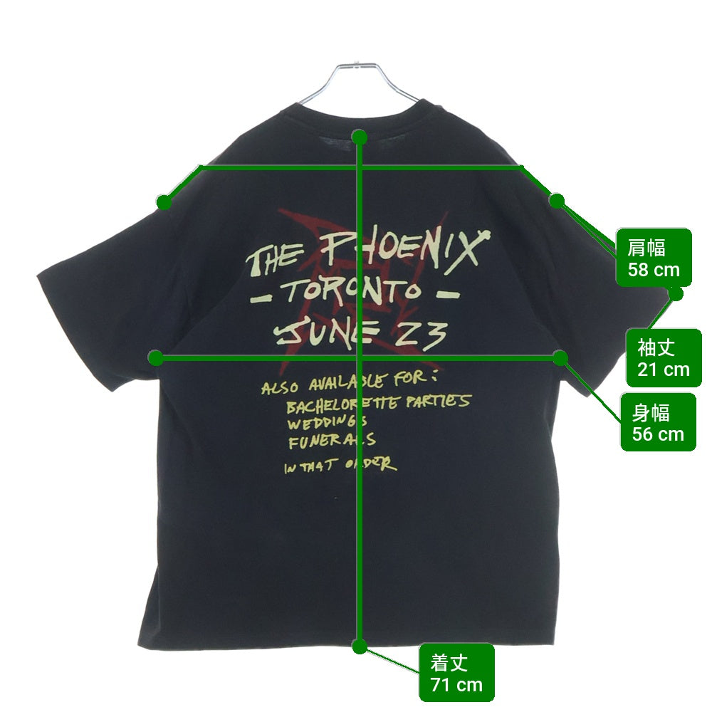 VINTAGE(ヴィンテージ) 90s METALLICA METALLICA METAL CLUB SLIM メタリカ メタル クラブ スリム 半袖Tシャツ カットソー ブラック