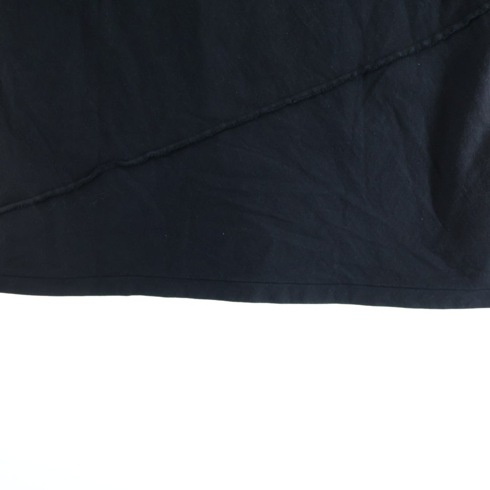UNDERCOVER(アンダーカバー) 24AW GURUGURU スパイラル切替 TEE 半袖Tシャツ カットソー ブラック UP2D4809-1