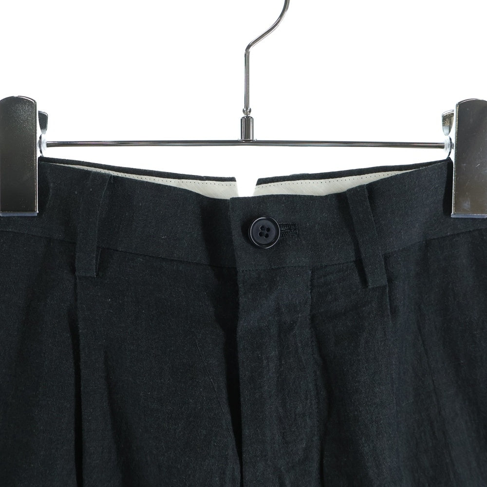 UNDERCOVER(アンダーカバー) Linen-ramie blend cotton pant リネンラミーブレンド コットンパンツ スラックスパンツ グレー UP1F4501