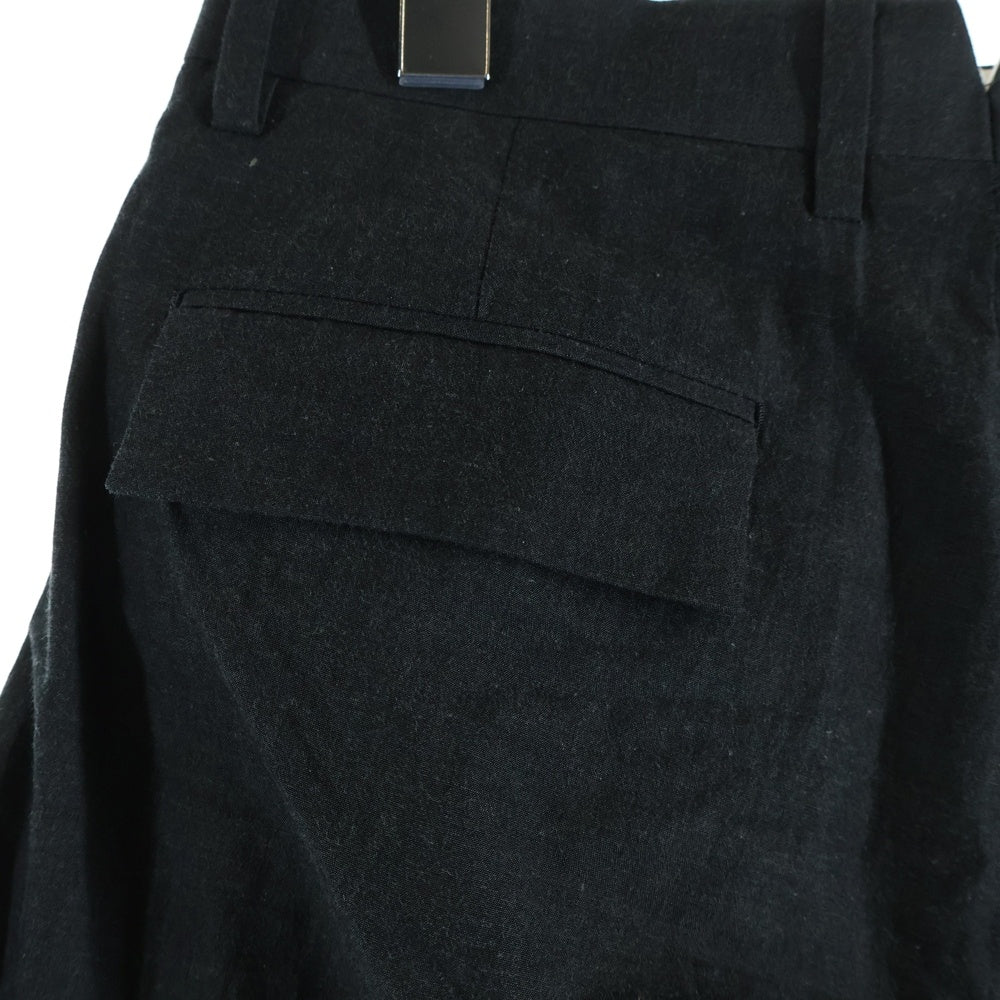UNDERCOVER(アンダーカバー) Linen-ramie blend cotton pant リネンラミーブレンド コットンパンツ スラックスパンツ グレー UP1F4501