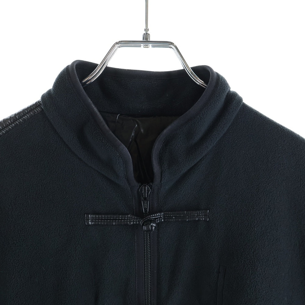 UNDERCOVER(アンダーカバー) 25AW × fragment design フラグメント Fleece China Jacket フリースジャケット チャイナジャケット ブラック UC2E9209