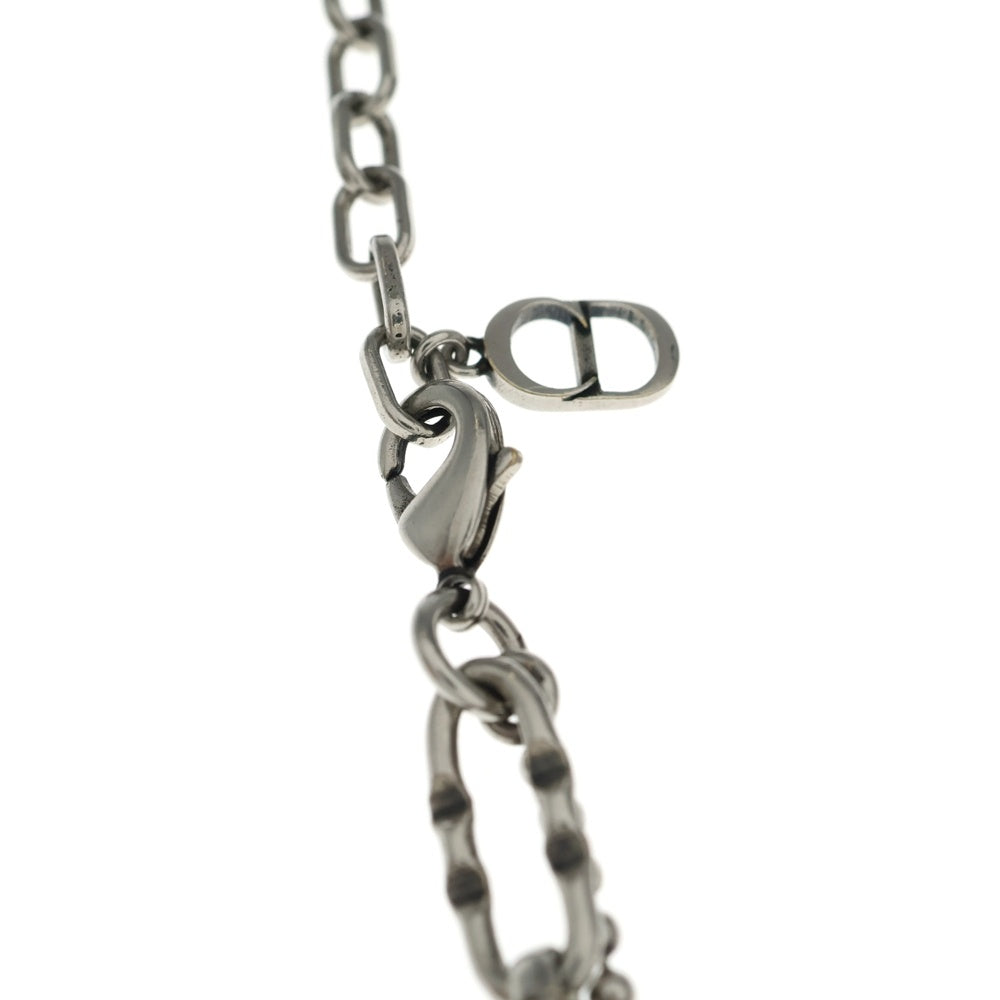 DIOR(ディオール) BRACELET BUCKLE CHAIN LINK MONOGRAM CD チェーン ブレスレット シルバー レディース