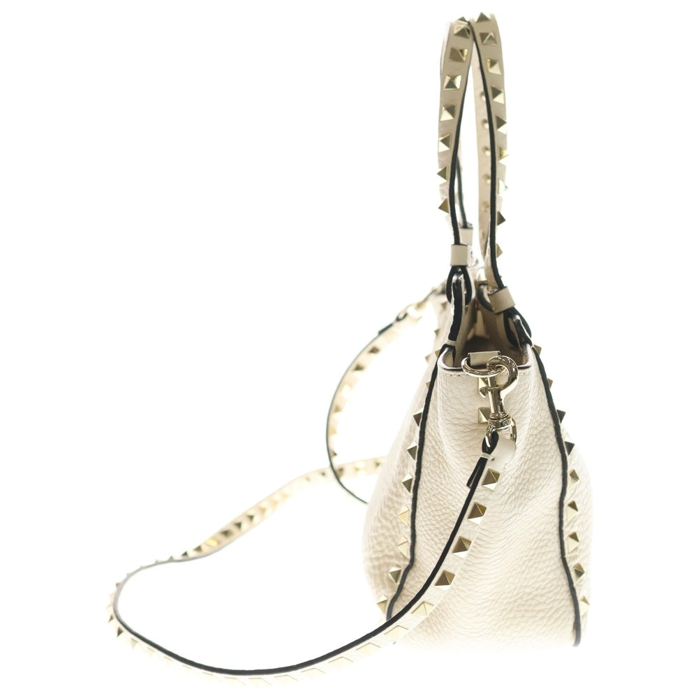 VALENTINO(ヴァレンティノ) Rockstud Tote Bag ロックスタッズ ミニ トートバッグ アイボリー レディース