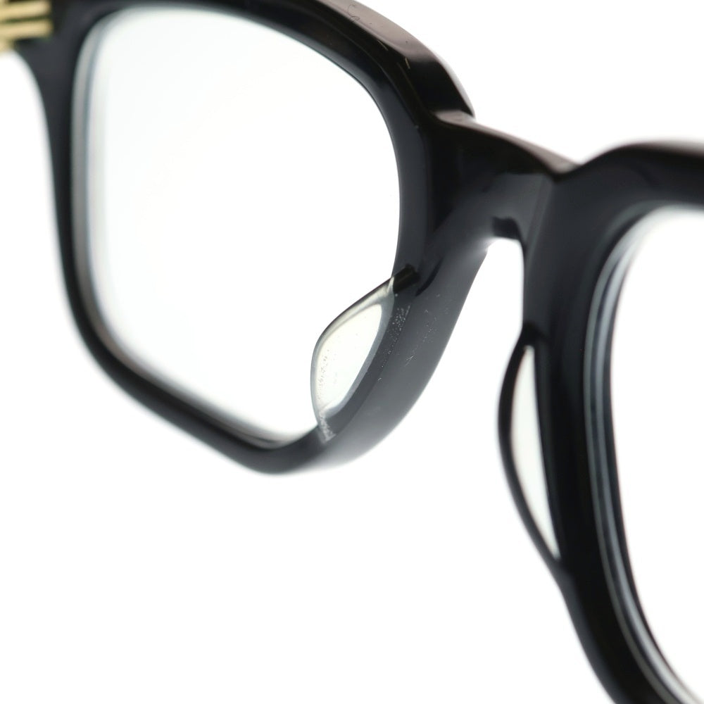 CHROME HEARTS(クロムハーツ) AMBIDIXTROUS アンビデクストラス 53 CHプラス ウェリントン型 サングラス メガネ ブラック/ゴールド