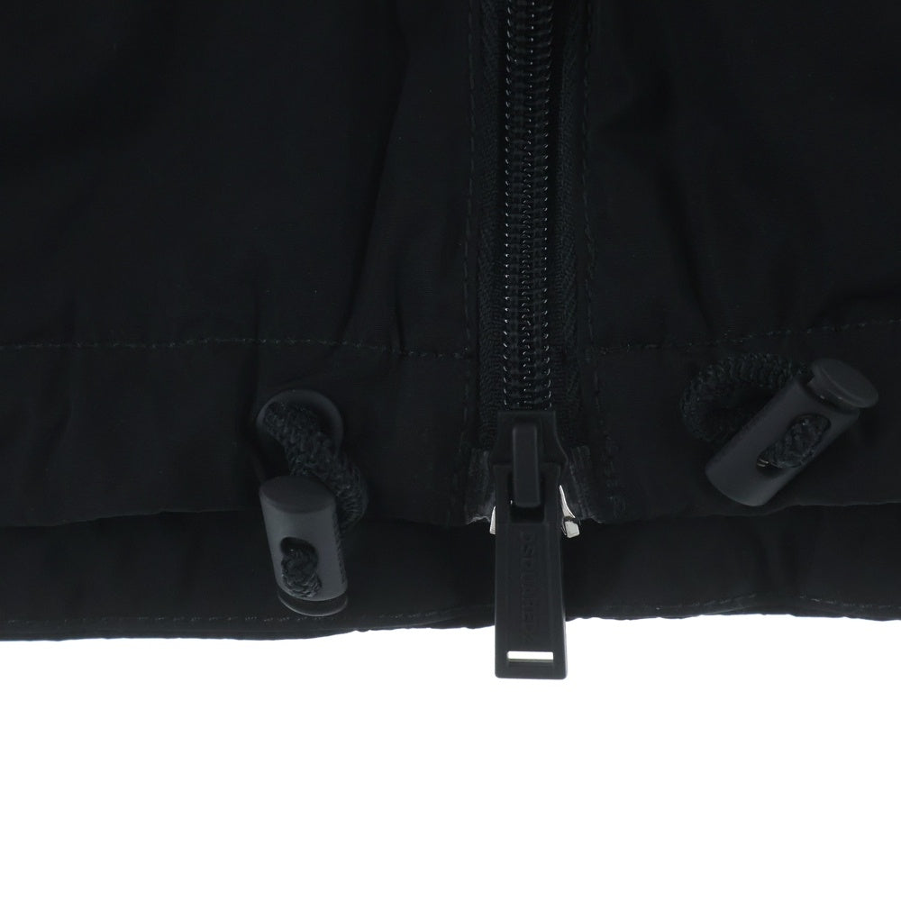 DSQUARED2(ディースクエアード) GLOBETROTTER SPORTS JACKET ナイロンジップアップジャケット ブラック S74AM1318