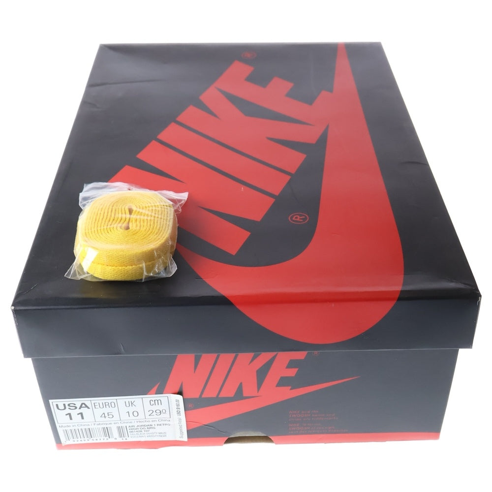NIKE(ナイキ) AIR JORDAN 1 RETRO HIGH VARSITY MAIZE エアジョーダン1 ノットフォーリセール ハイカットスニーカー イエロー/ホワイト US11/29cm 861428-107