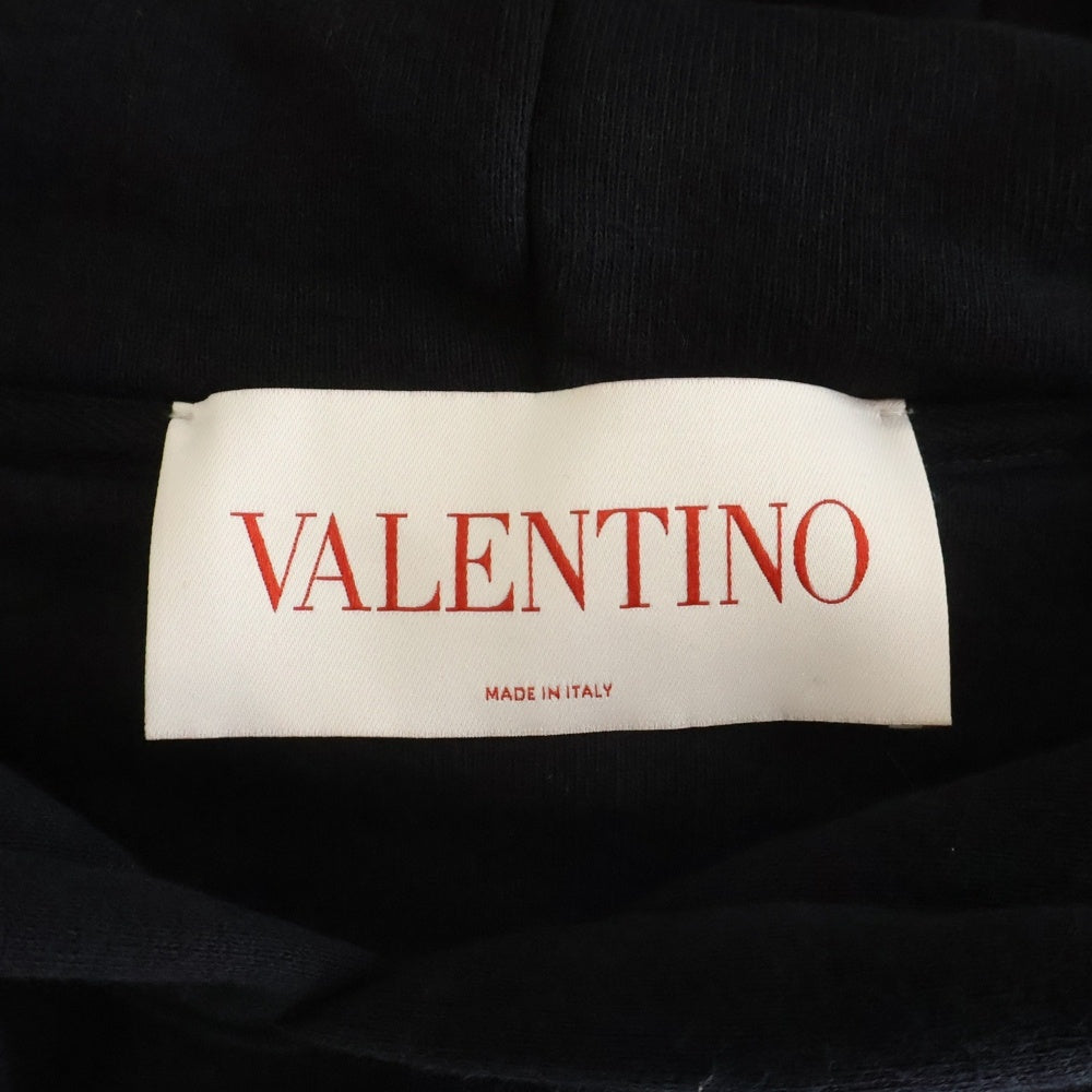 VALENTINO(ヴァレンティノ) 25AW フロントプリント プルオーバーパーカー ブラック 6V3MF28NAQA