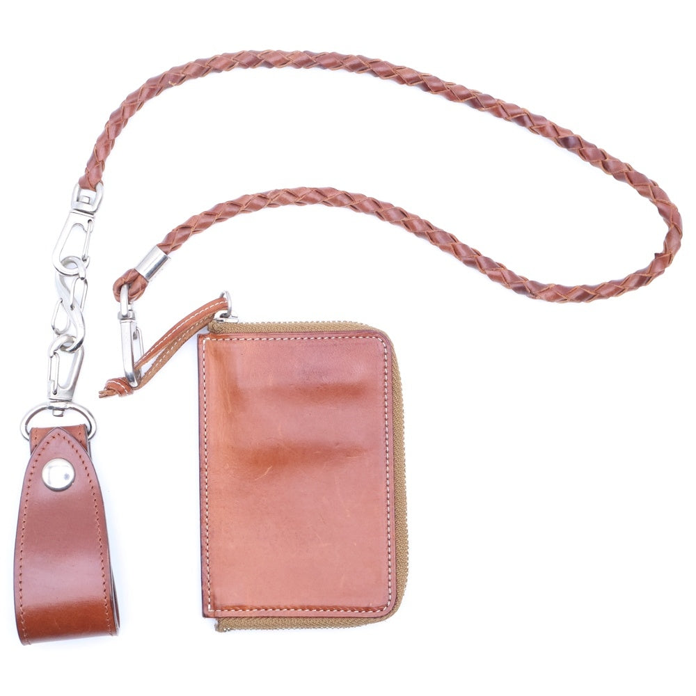 Y's for men(ワイズフォーメン) レザー ウォレット ウォレットチェーン ブラウン MY-A08-715