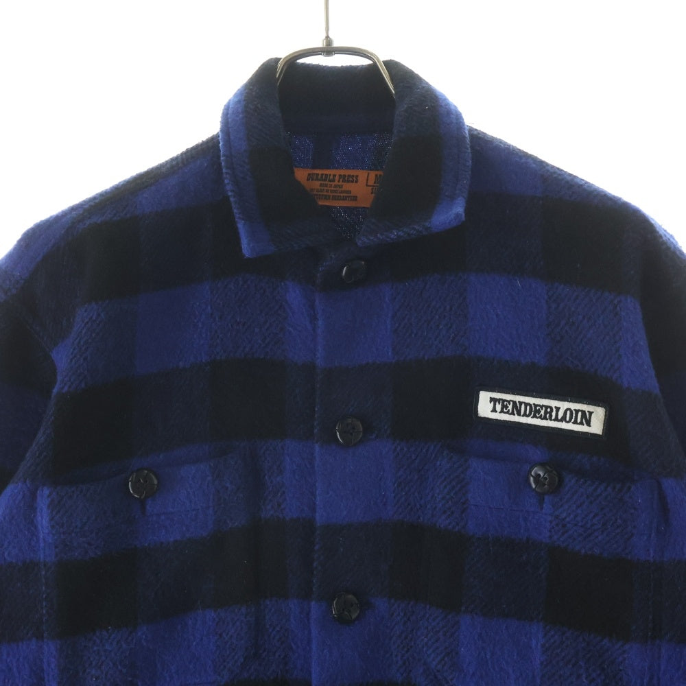 TENDERLOIN(テンダーロイン) T-BUFFALO JKT バッファロー チェック ジャケット ブルー