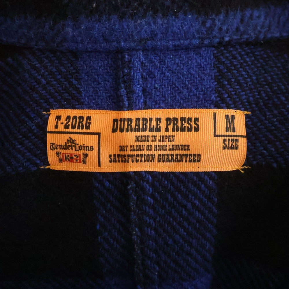 TENDERLOIN(テンダーロイン) T-BUFFALO JKT バッファロー チェック ジャケット ブルー