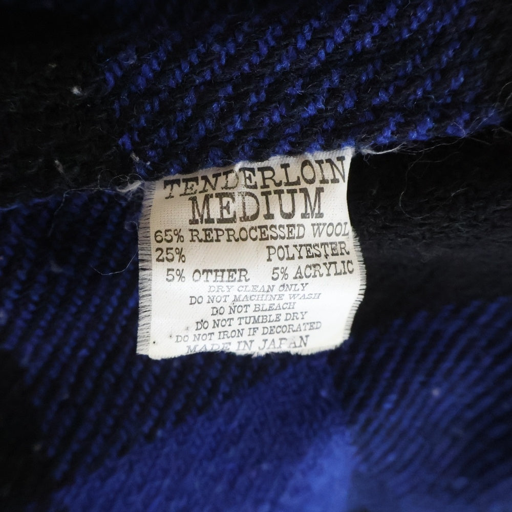 TENDERLOIN(テンダーロイン) T-BUFFALO JKT バッファロー チェック ジャケット ブルー