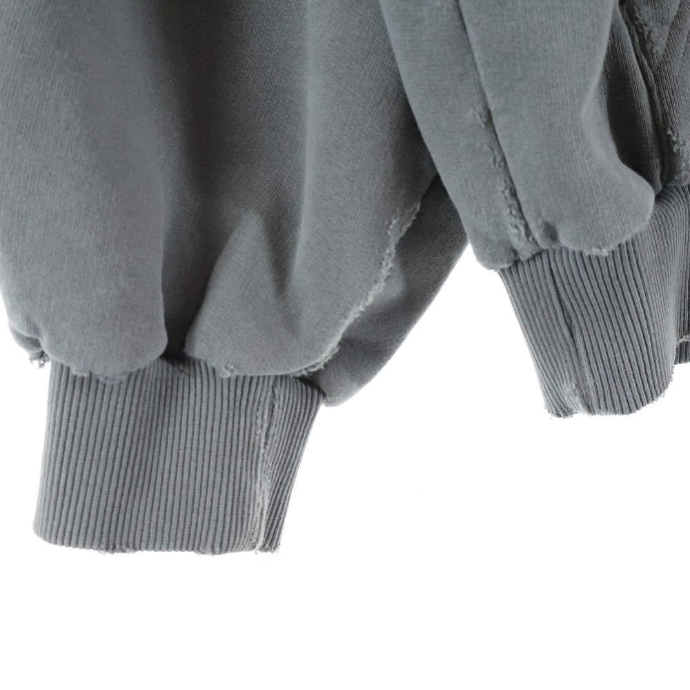 BALENCIAGA(バレンシアガ) 24SS Human Being Zip Hoodie ジップフーディー グレー 833382 TSVB9